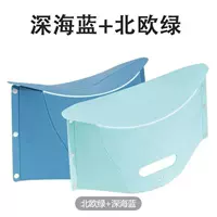 【Советы】 глубоко морской синий+северный зеленый