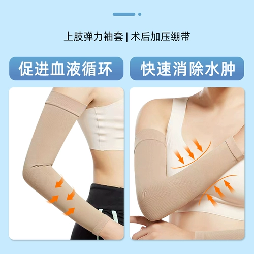 Лимфа с лимфатическим эдемием эластичного рукава стрессовый стресс с повязкой руки для предотвращения послеоперационных венозных вен, рук
