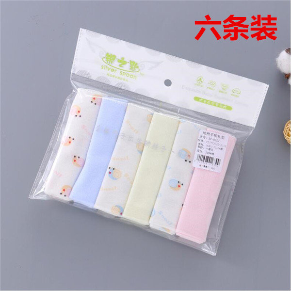 Small square towel newborn baby pure cotton gauze towel baby wash face sand dress scarf supersoft birth towel