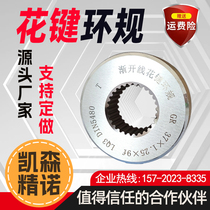 Splined Ring Gauge Involute Through Gauge Plug Ring Gauge Trapezoidal Serrated Serrated Rectangular Castelle Gauge Meme Decor