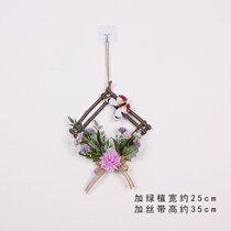 Wall decoration flower wreath creative kindergarten bedroom wall milk tea shop restaurant living room bedroom wall flower decoration