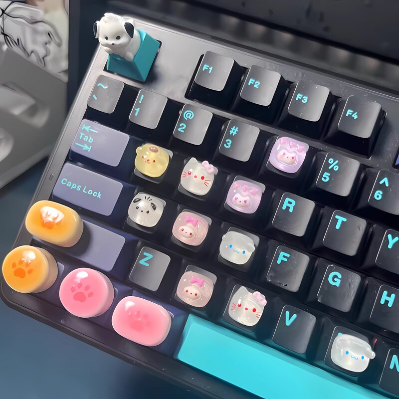 Long Nail Typing DIY Long Nail Art Typing Tool Office Keyboard Stickers 3D Height-Increasing Keycap Special Stickers Long Nail Typing DIY Long Nail Art Typing Tool Office Keyboard Stickers 3D Height-Increasing Keycap Special Stickers