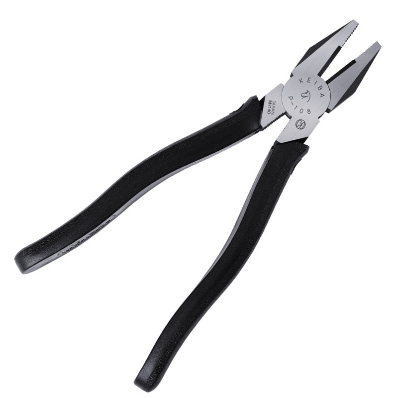 Japan KEIBA flat mouth pliers old tiger pliers 6 inch 7 inch 8 inch flat cheer horse head card P-106 107108-Taobao