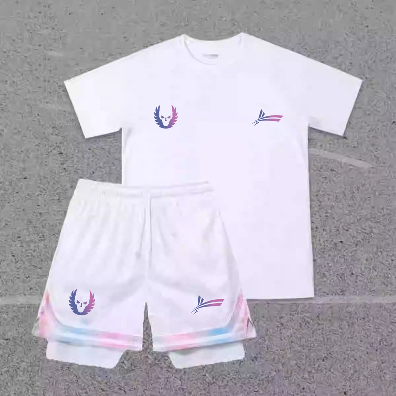 Volan Training Set Running Summer Shorts Track and Field Quick-Drying Sports Short-Sleeved Men's Lining Oregon