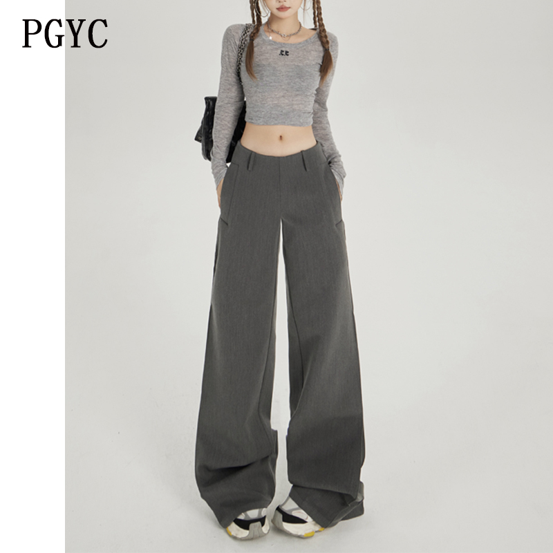 American Retro Low-Waist Flared Trousers for Women 2026 New Style Hot Girl Low-Waist Slimming Versatile Commuting Casual Pants American Retro Low-Waist Flared Trousers for Women 2026 New Style Hot Girl Low-Waist Slimming Versatile Commuting Casual Pants