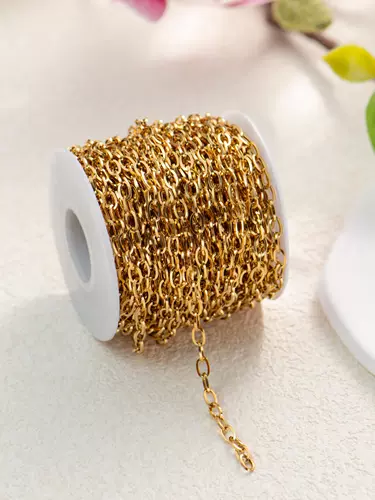 Ювелирные изделия Dongxia, титановая сталь, полированная и гальванизированная овальная сталь, стальная квадратная проволока из золота 18 карат, покрытая в печи, свободная сталь