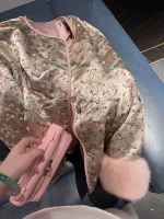 Лонгслив, шелковая куртка, круглый воротник