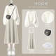 White v -neck Sweater [одиночная часть] [Взрыв знаменитостей в Интернете/японские улицы/сладкая и сладкая сладость/уникальный дизайн/в этом году популярный/сладкий/a снова/горячий]