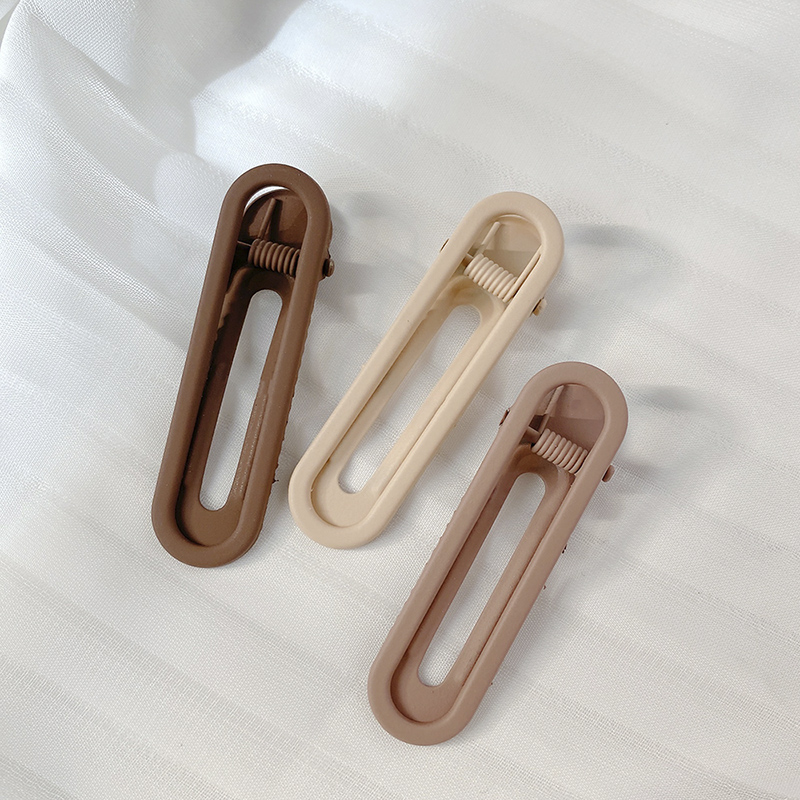 images 0:Candy-colored metal hairpin female scarless clip edges Summer shredded little hair card girl cute bangs