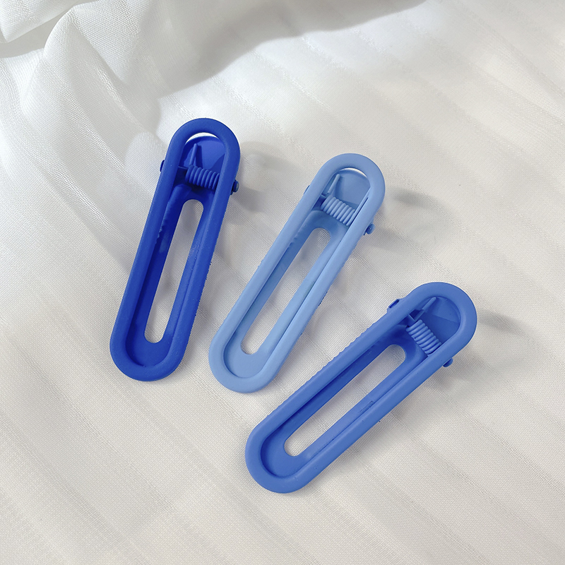 images 2:Candy-colored metal hairpin female scarless clip edges Summer shredded little hair card girl cute bangs