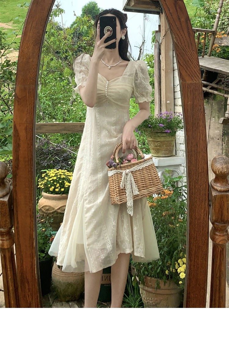 French Style Formal Asian Dress A-Line Office Women Beach Wear Elegant Tea Party | eBay French Style Formal Asian Dress A-Line Office Women Beach Wear Elegant Tea Party | eBay