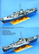 British Navy Gray Goose Class Steam Gunship 3D Paper Model Teenagers Handmade DIY Puzzle Competition Warship Model