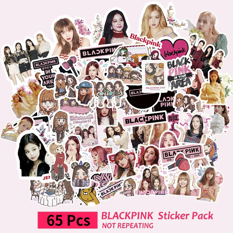 Наклейка Blackpink звезда вокруг Lisa Jin Zhixiu Kim Ji Ni Pucai Caiying мобильный материал наклейка