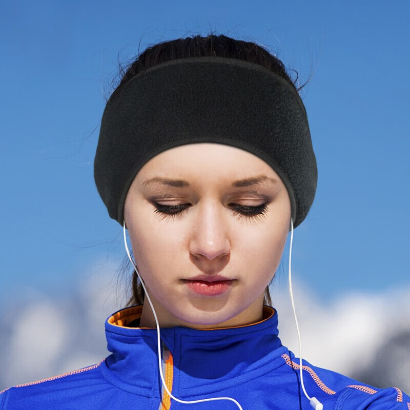 New products Australia Yan Lean men and women's autumn and winter protective ear shaking grain suede headband with warm and protective hair with earmuff outdoor riding 01-Taobao