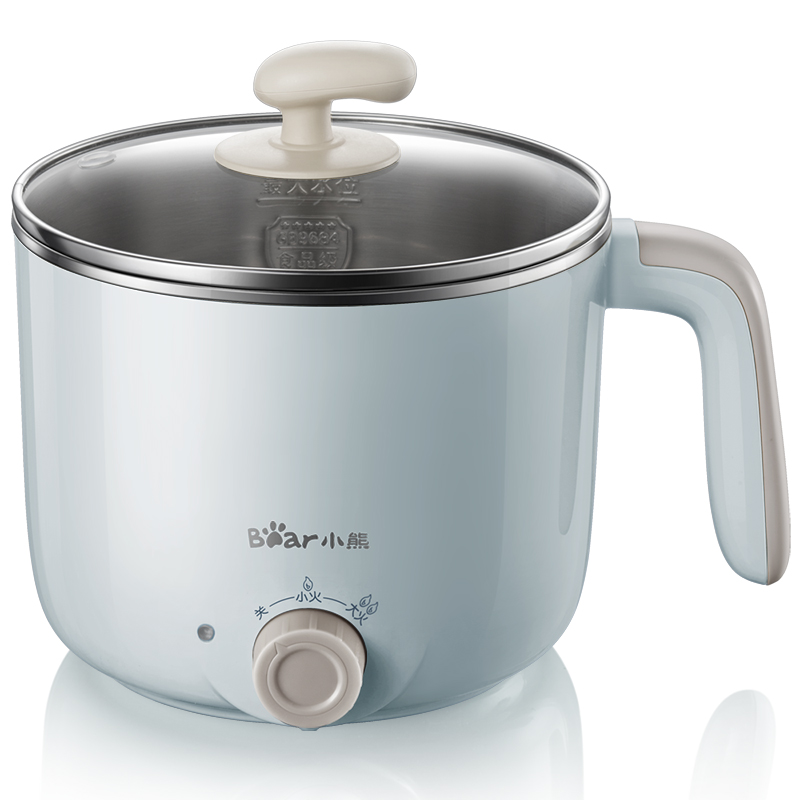 小熊（Bear） 电煮锅 电炒锅 电火多功能迷你电热锅（1.2L）DRG-C12R5带蒸笼
