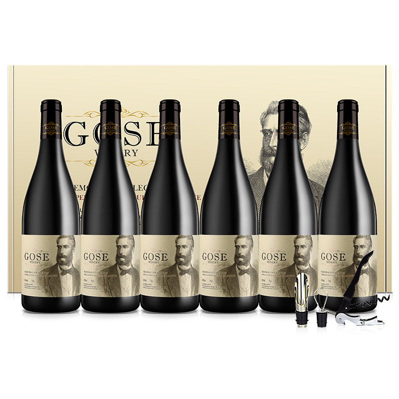 拉菲LAFEI【750ml*6礼盒装】歌思酒庄大师级珍藏干红葡萄酒正品口感圆润整箱送礼