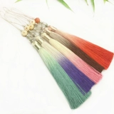 Оригинальное шелковое ретро ципао с кисточками, ханьфу, брошь, подвеска, градиент