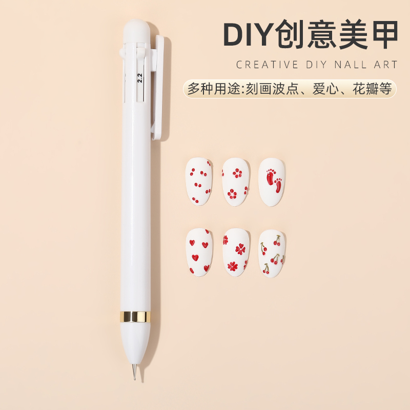Nail Art Dotting Pen 4-in-1 Dotting Wax Pen 2026 New Model Diamond Decoration Rotating Tool Special Tool for Opening a Shop Nail Art Dotting Pen 4-in-1 Dotting Wax Pen 2026 New Model Diamond Decoration Rotating Tool Special Tool for Opening a Shop