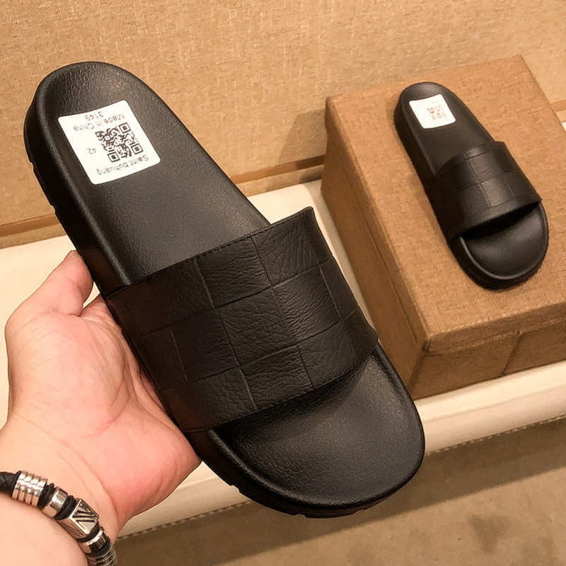 Cool First-Layer Cowhide Slippers for Men, Summer Home Non-Slip Sports soft sole Sandals for Men, ins for Outdoor Wear