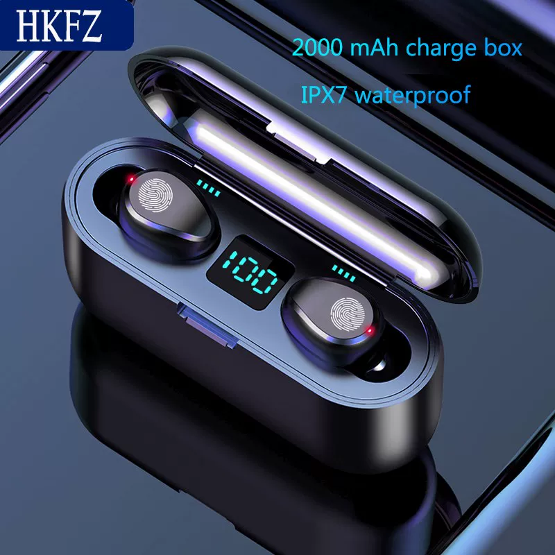 Bluetooth наушники PE MZ OX Wireless Earphone Bluetooth v5.0 F9 TW S