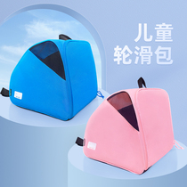 Childrens roller skating bag roller skate storage bag skates roller skating special backpack skating bag large capacity portable equipment