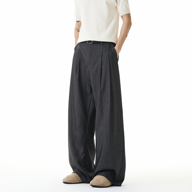 Redants American Retro Light Luxury Old Money Style Casual Men's Trousers Summer Thin High-End Loose Straight Pants Redants American Retro Light Luxury Old Money Style Casual Men's Trousers Summer Thin High-End Loose Straight Pants