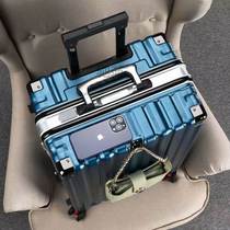 TAO Taiwan Korean style suitcase womens trolley case male student suitcase universal wheel leather case large capacity password box