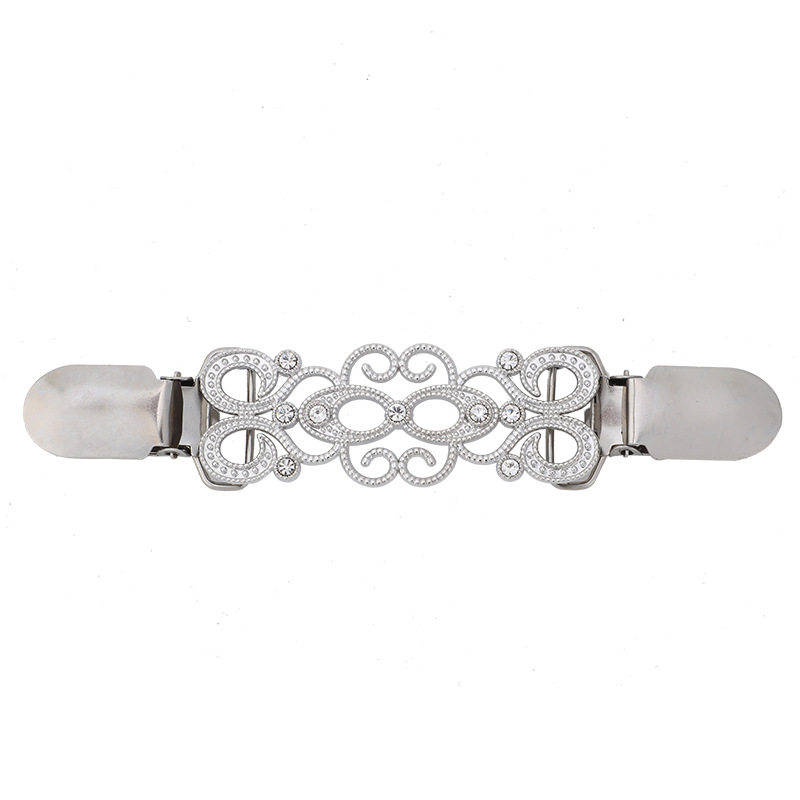 Гардероб неисправность доказательство пряжки 复古毛衣夹披风开衫外套披肩夹金属镶钻配饰衣领围巾夹胸针配饰