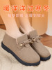Old Beijing Cloth Shoes for Women, New Winter Style, Fleece-Lined for Warmth, 2025 New Cotton Shoes, Non-Slip Snow Boots, Casual Mom Shoes
