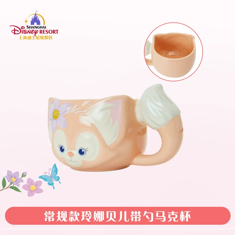 Керамическая кружка Shanghai Disney Lina Belle официальный тематический напиток с ложкой для офисного использования