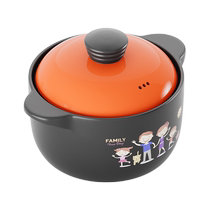 Rong matters Da casserole pot domestic saucepan gas ceramic pot soup high temperature resistant soup pot Saucepan Rice Special Sand Pot 1415