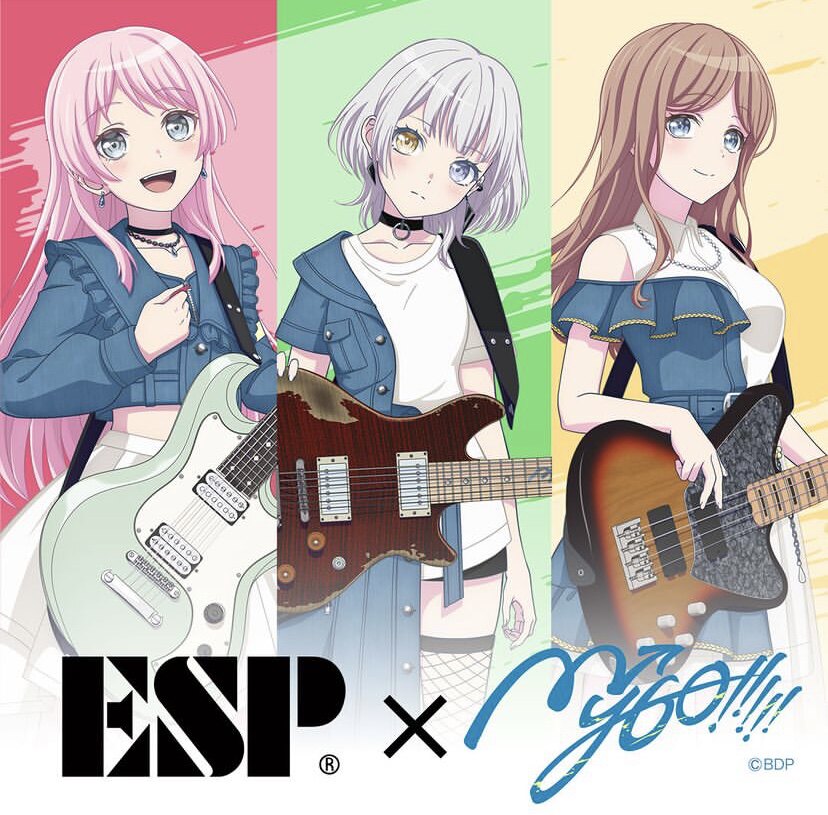 【あずおの楽器店】入荷しました：BanG Dream!コラボレーション MyGO エレキギター＆ベース