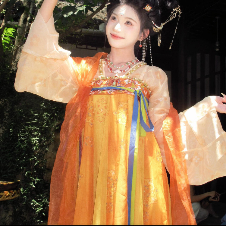 Zhong Lingyu【Lu'An Du】Original Tang-Style Hanfu for Women, New National Style Embroidered Fairy-Like Daily Wear Tang-Style Set