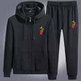 Демисезонная толстовка с капюшоном, мужской демисезонный комплект, кардиган, рубашка для отдыха, куртка, оверсайз, увеличенная толщина