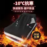 Утепленные мужские штаны, спортивные повседневные брюки, свободный прямой крой