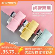 Curly foldable water cup food grade silicone water bottle creative portable travel sports soft water bottle high temperature resistant and anti-fall