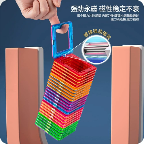 Детский большой магнитный сильный магнит, конструктор, игрушка, магнитная головоломка, комплект, раннее развитие