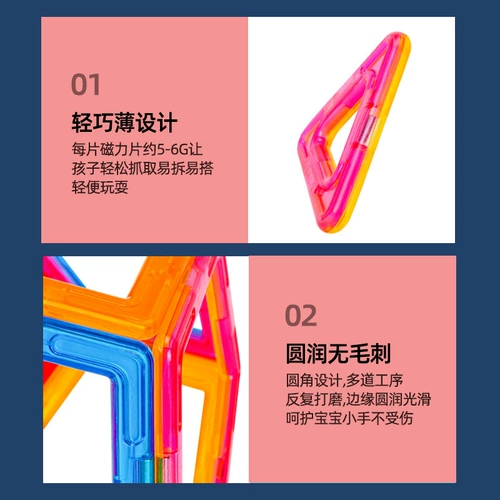 Детский большой магнитный сильный магнит, конструктор, игрушка, магнитная головоломка, комплект, раннее развитие