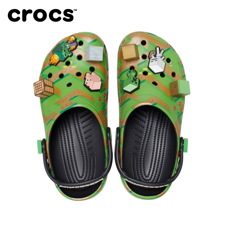 Детские сандалии Crocs для мужчин и женщин, пляжная обувь