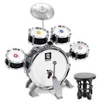 Playboy racks up childrens beginners Knocks drumming instruments Toy toys Baby jazz drums 1-3-5-year-old boy 2