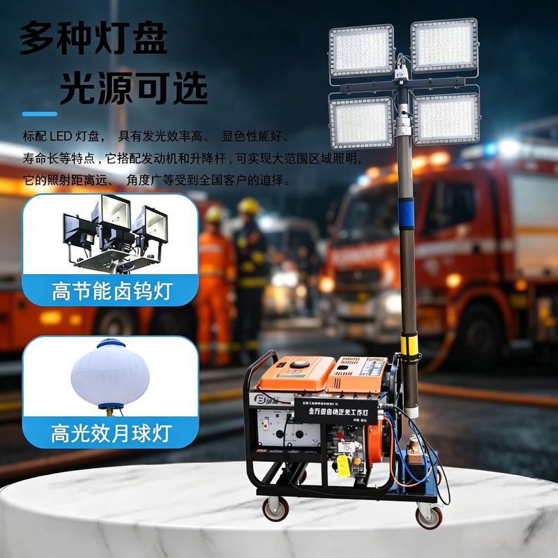 Sfw6110B Remote-Controlled Automatic Lifting Work Light Diesel Gasoline Generator Construction Emergency Mobile Lighting Vehicle Light Set Sfw6110B Remote-Controlled Automatic Lifting Work Light Diesel Gasoline Generator Construction Emergency Mobile Lighting Vehicle Light Set