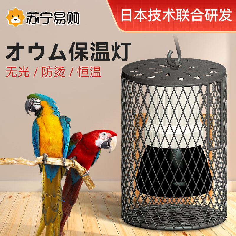 Pet Parrot Insulation Lamp without light Ceramic Birds warm light Anti-scalding warmer Anti-biting with heating lamp 2480-Taobao