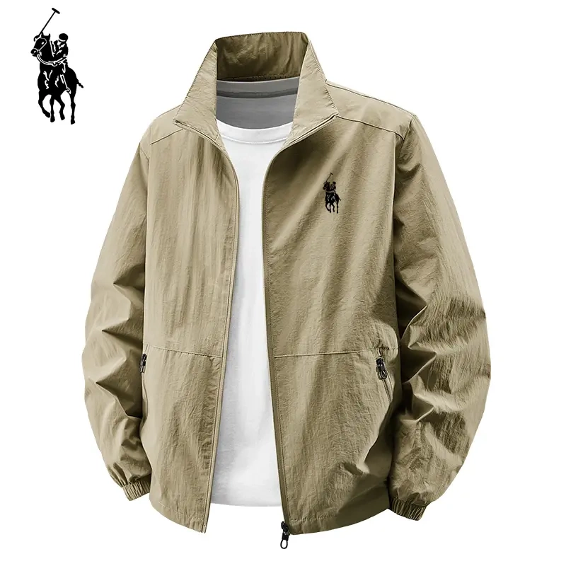 Paul Horace Men's Jacket Windproof and Waterproof Outdoor Three-Proof Jacket Loose Large Size Casual Jacket