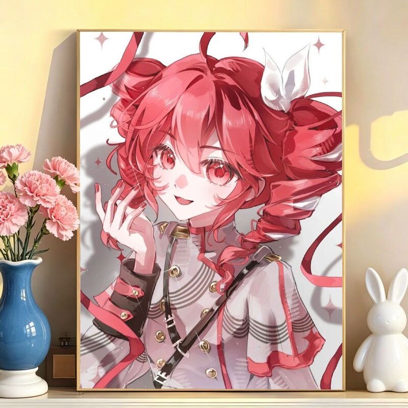 Emphasis on Teto Virtual Singer Character Diamond Painting Full Diamond DIY Handmade Diamond Painting Square Diamond Creative Dot Diamond Painting Emphasis on Teto Virtual Singer Character Diamond Painting Full Diamond DIY Handmade Diamond Painting Square Diamond Creative Dot Diamond Painting