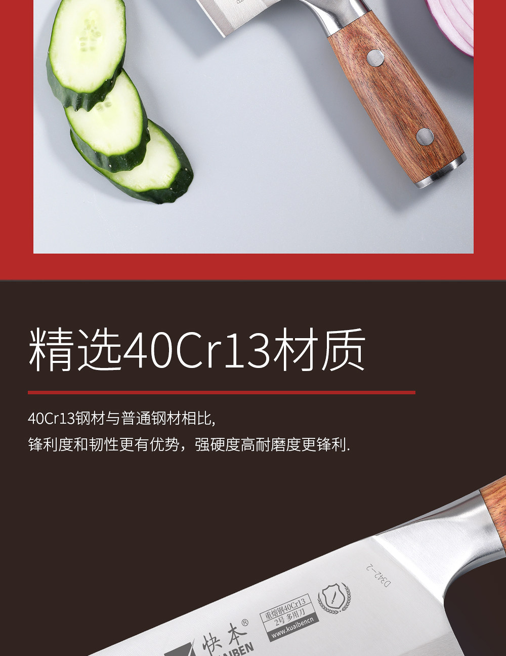 安享好物 安享B级切片刀-快本博冠 女士切片刀  