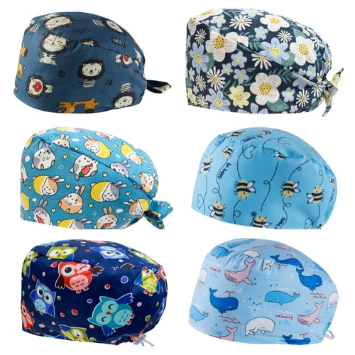 Хлопковая униформа медсестры, летняя шапка, тонкая рабочая униформа врача