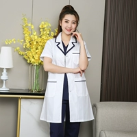 Женский белый, скрытый синий широко распространенный пальто