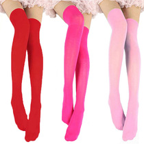Candy Color Thigh High Stockings Sexy Cosplay Women Warm Sto
