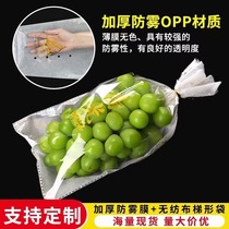 Grape fresh-keeping bag Qingwang Sunshine Rose Summer Black Fruit Packaging Bag Disposable Transparent Anti-fog Trapezoid Bag