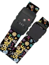 The suitcase straps are reinforced and the straps are fixed to secure the checked travel suitcases with TSA locks to protect the safety of the straps.